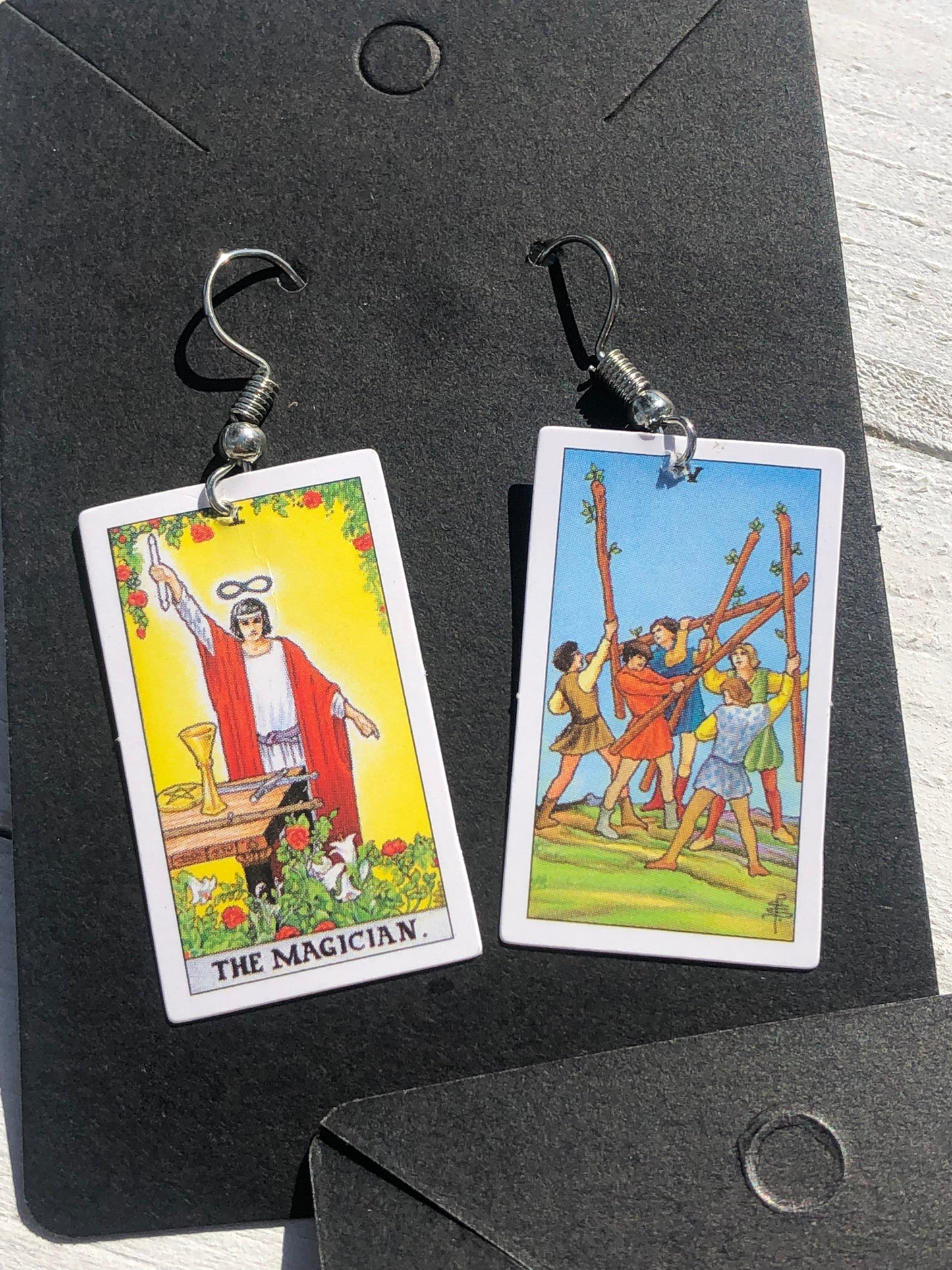 Tarot Card Earrings