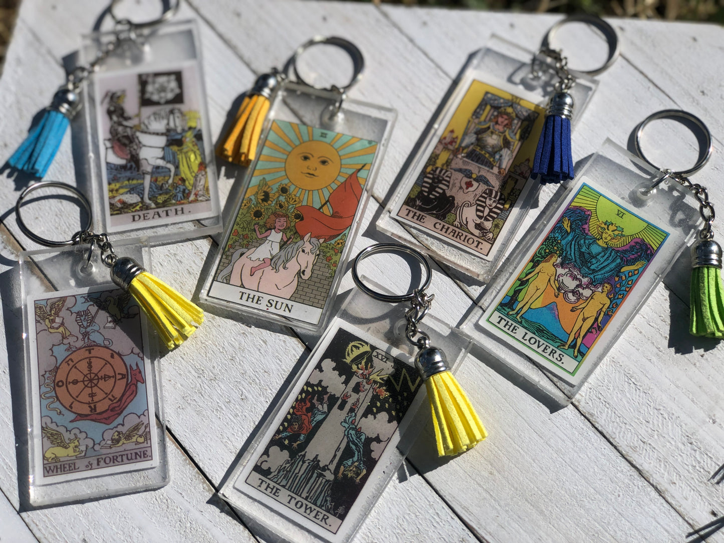 Tarot Card Keychains