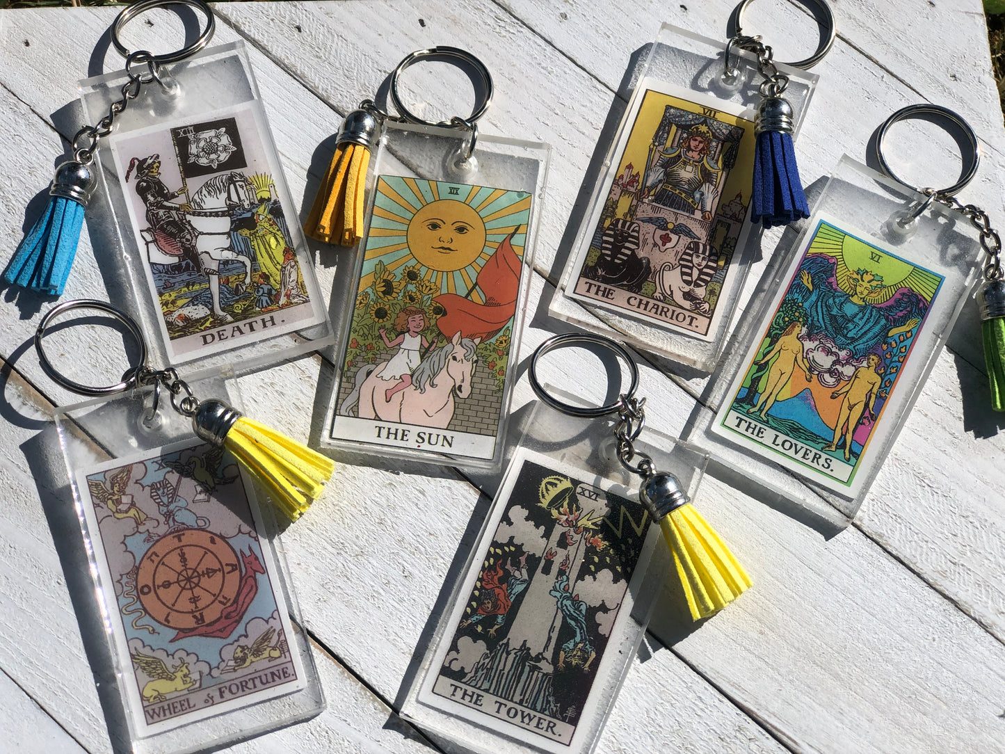 Tarot Card Keychains