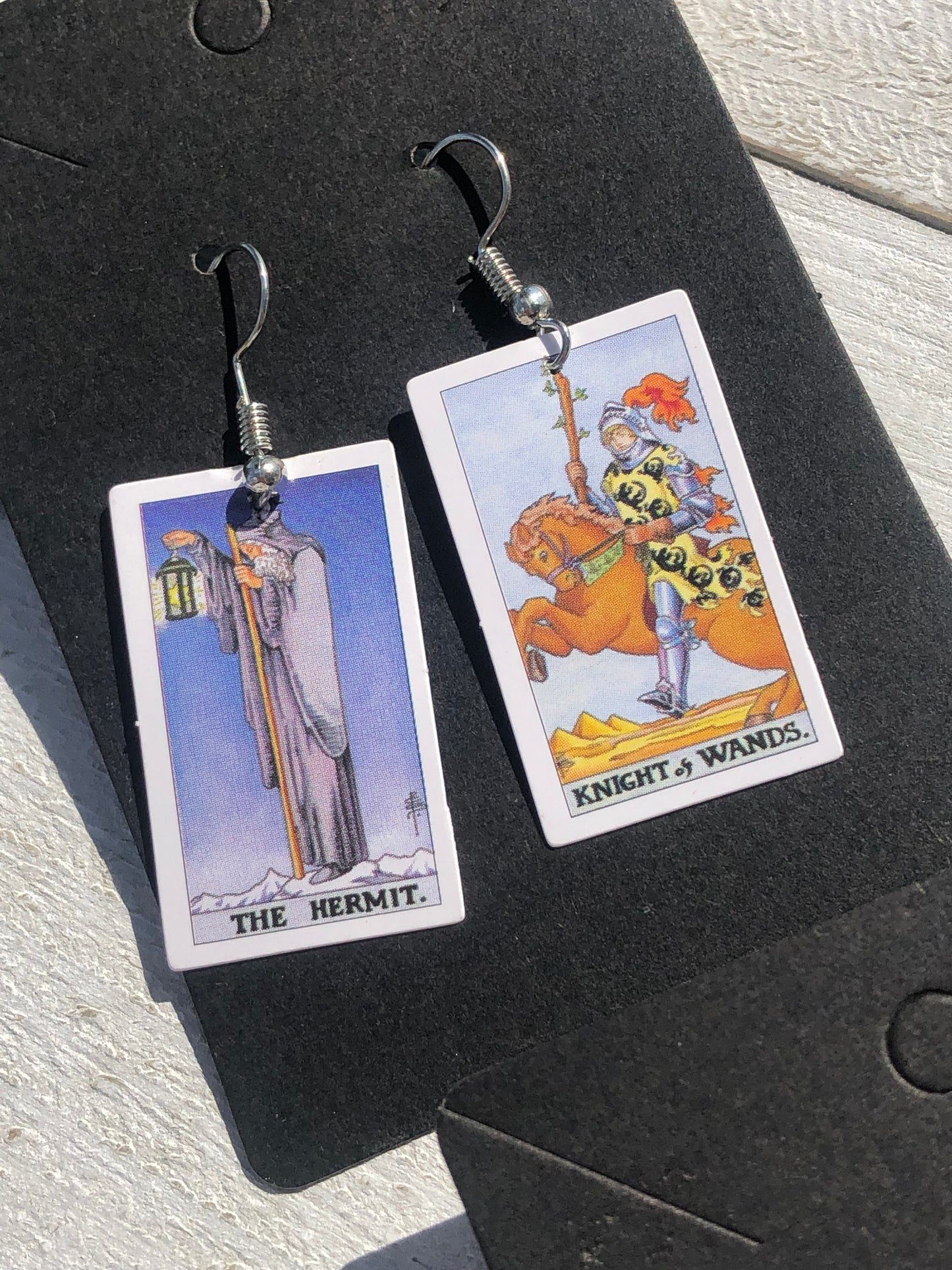 Tarot Card Earrings