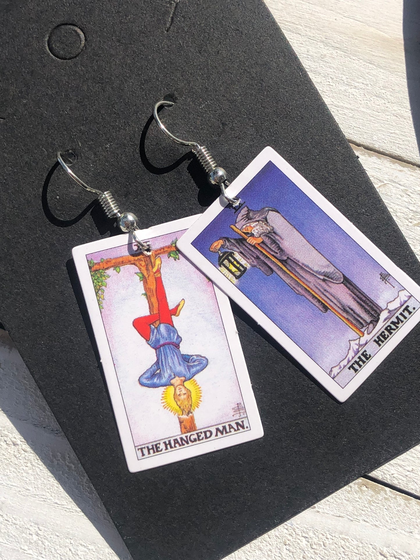 Tarot Card Earrings