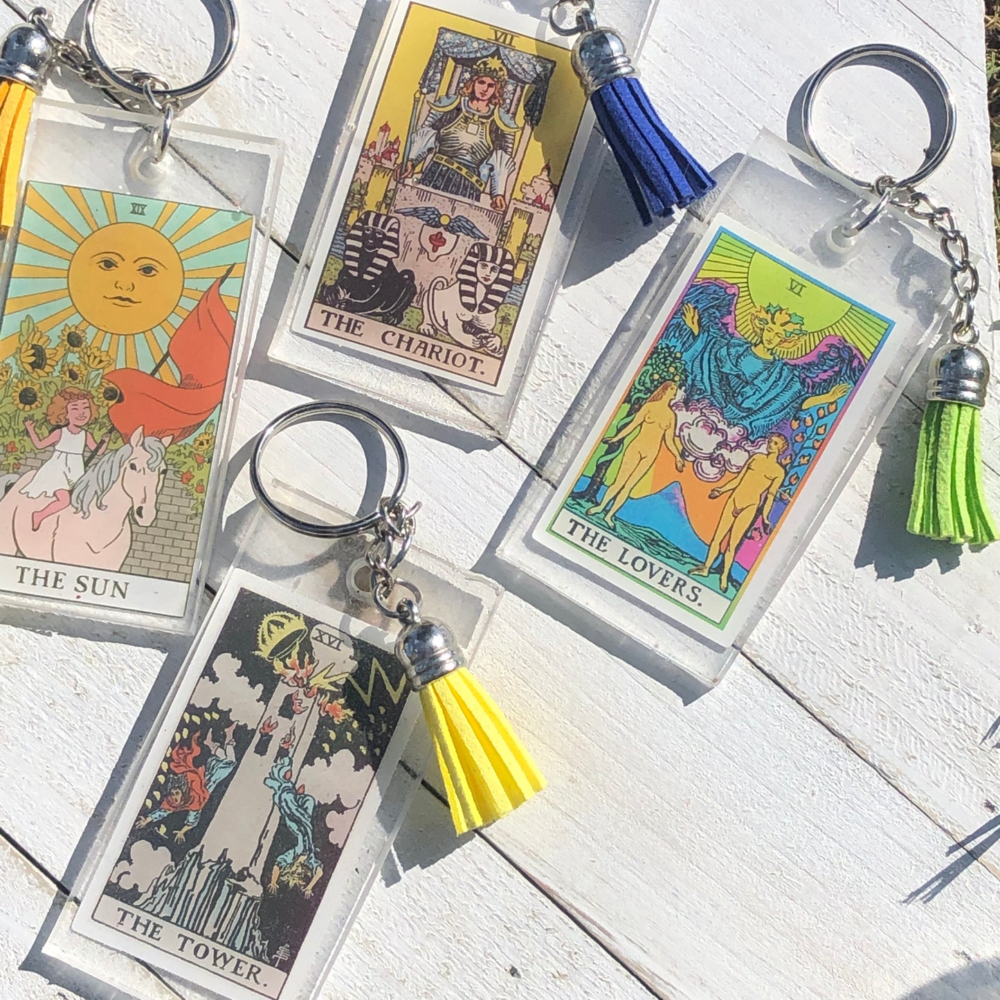 Tarot Card Keychains