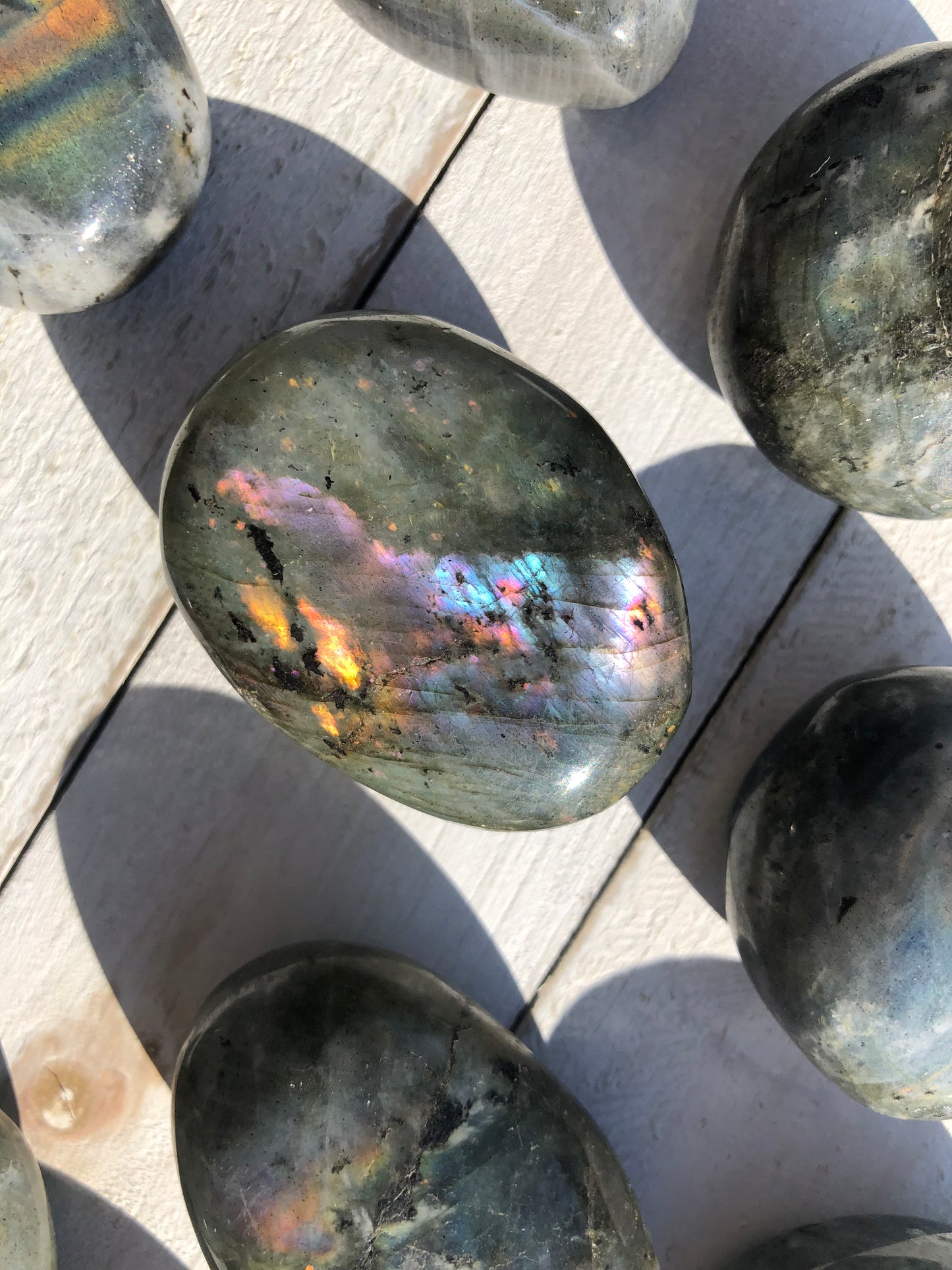 Labradorite Palmstones