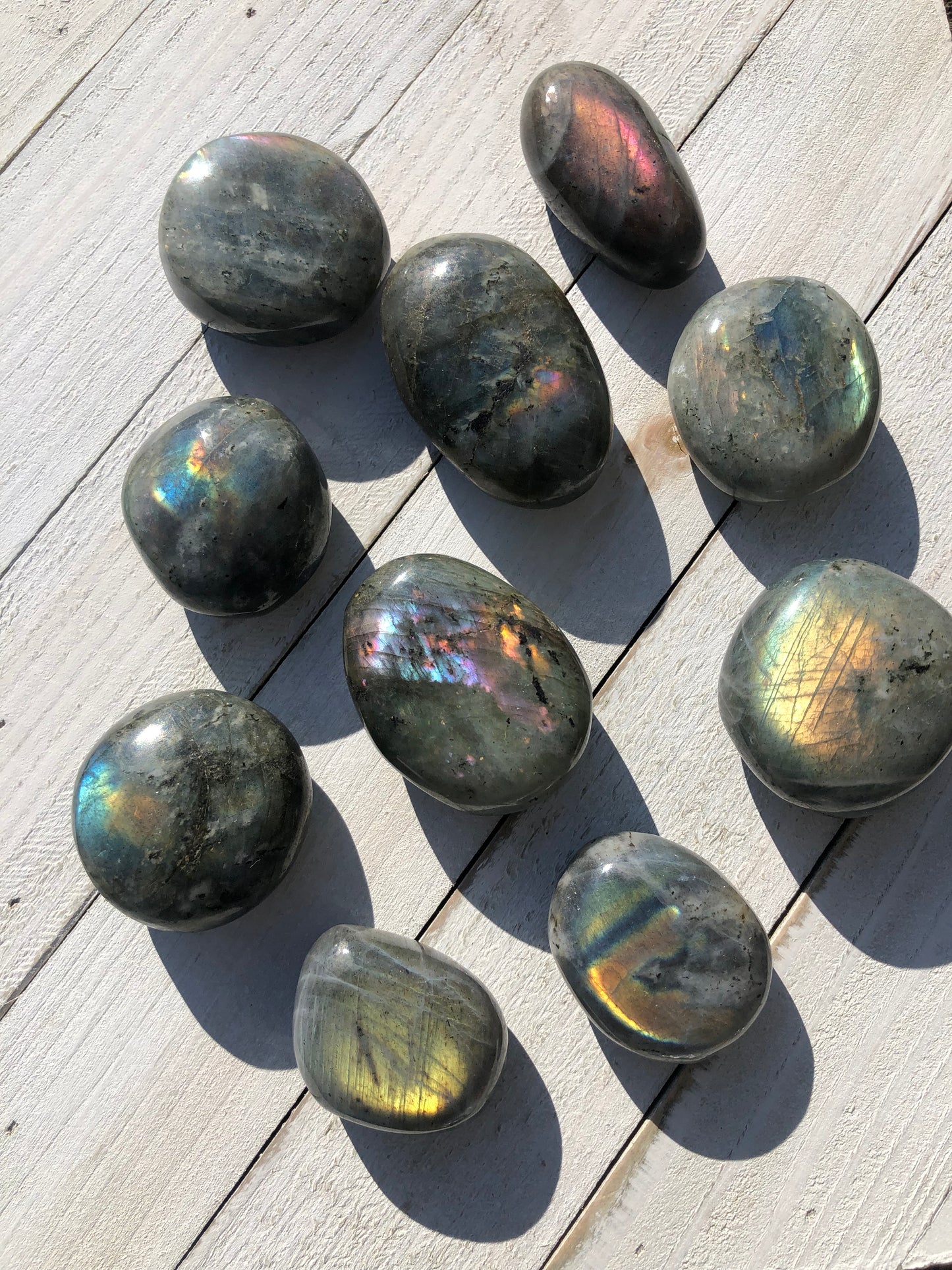 Labradorite Palmstones