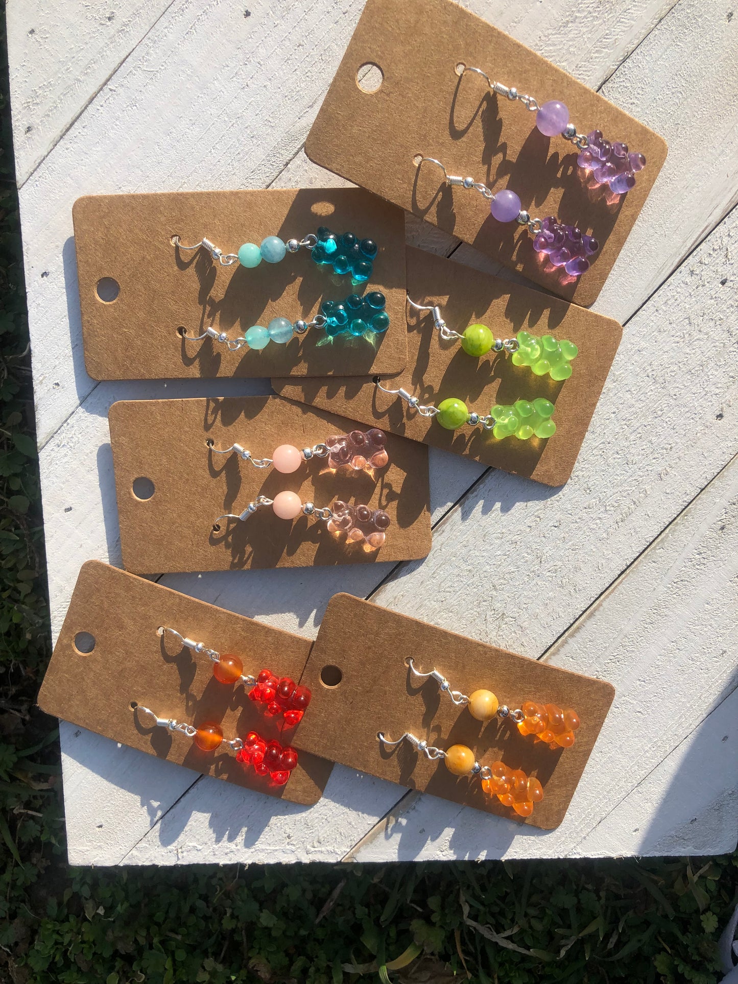 Gummy Bear Crystal Earrings