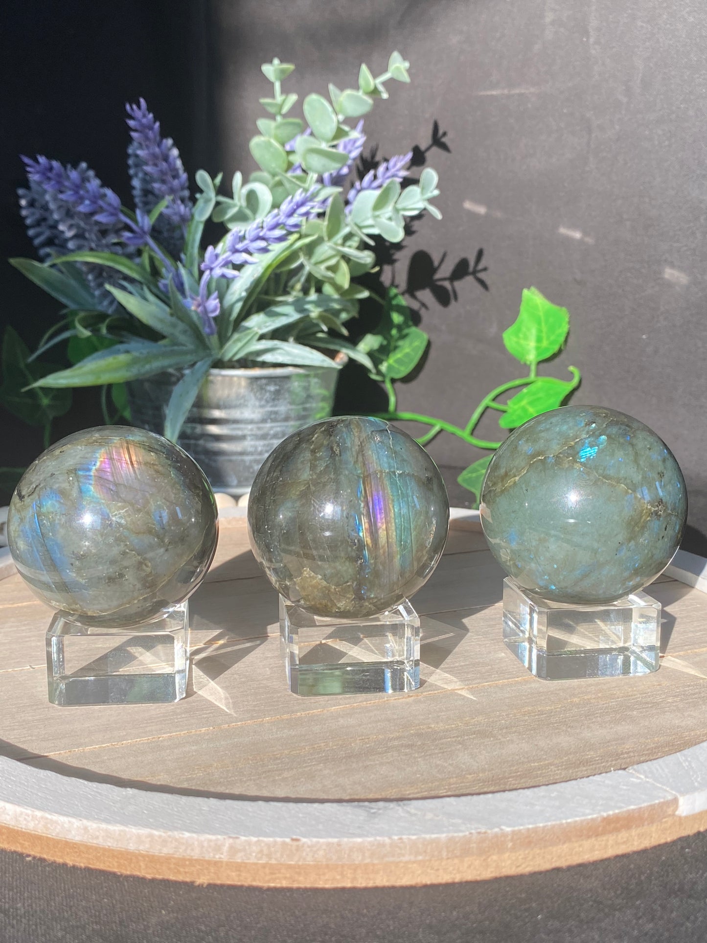 Labradorite Spheres