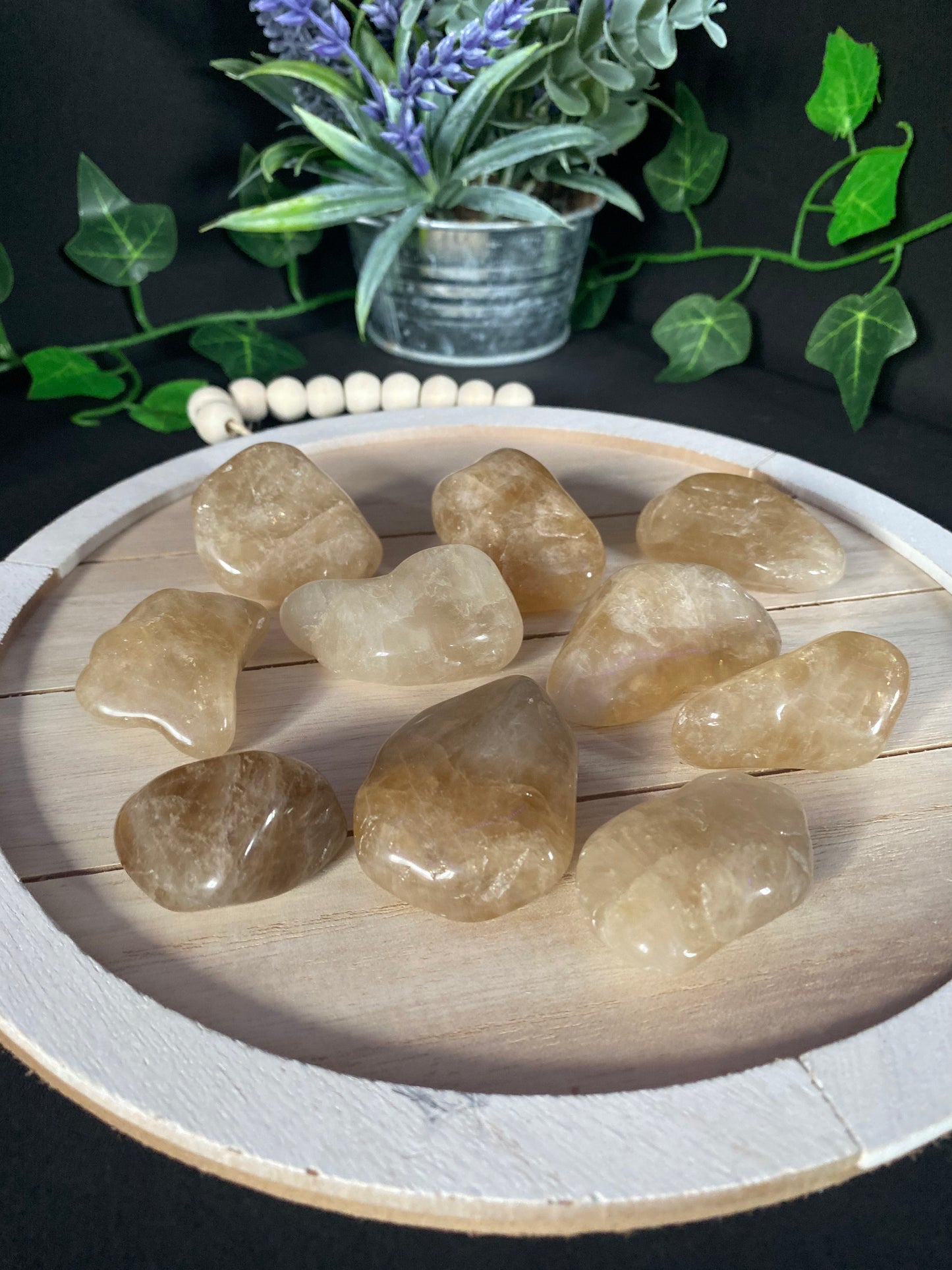 Natural Citrine Tumbled Stone