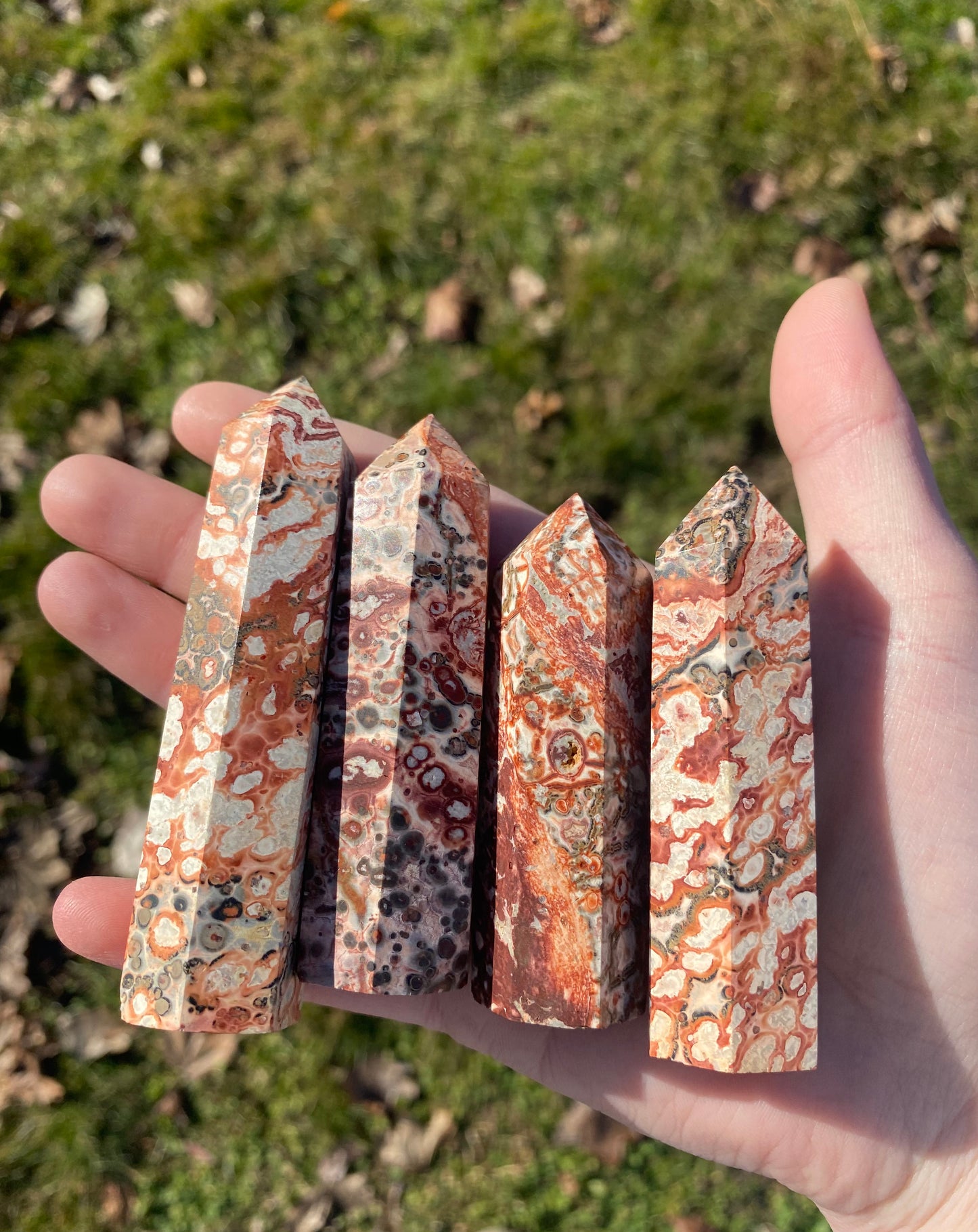 Leopard Skin Jasper towers