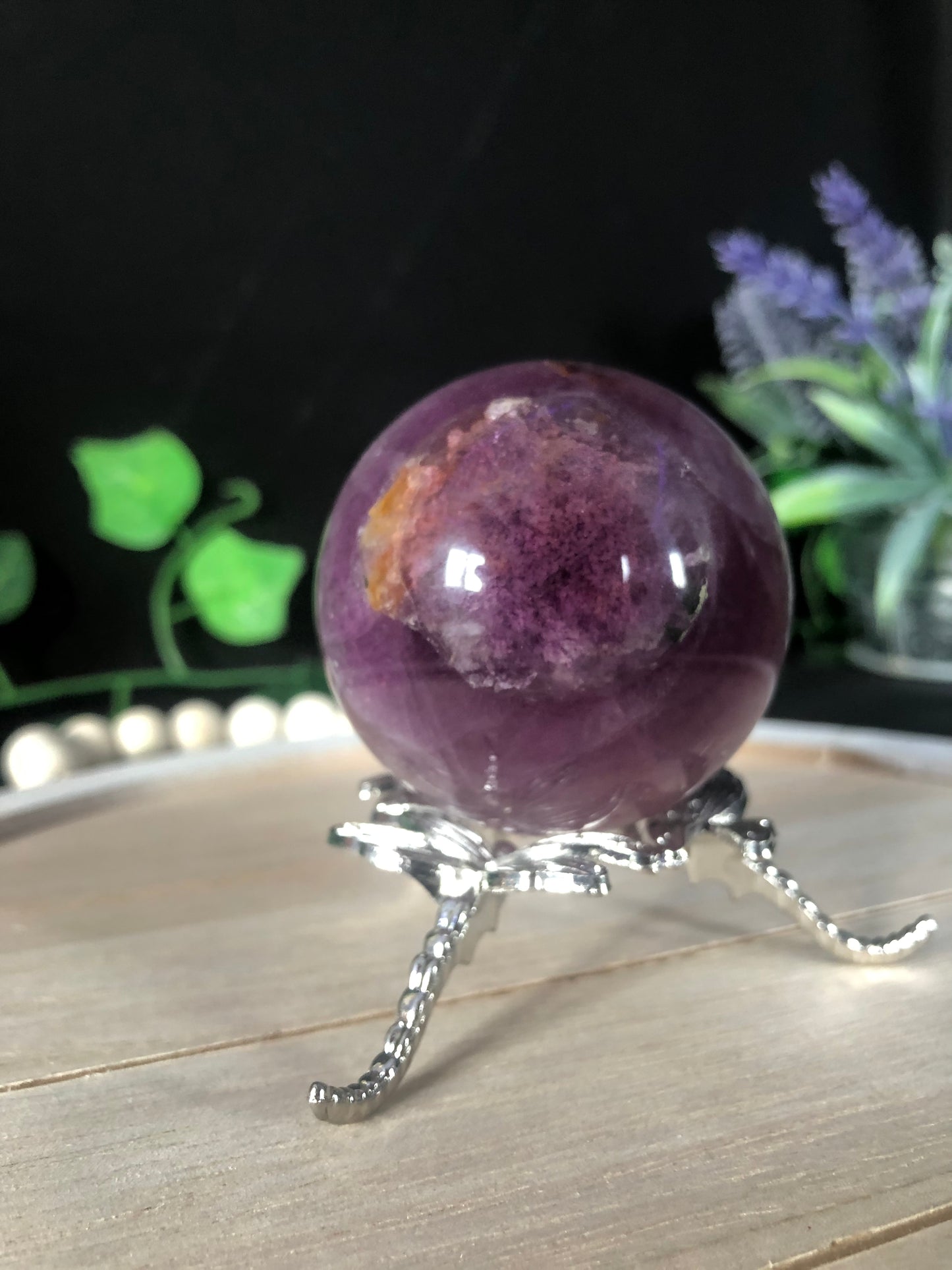 Purple Fluorite Sphere🔮