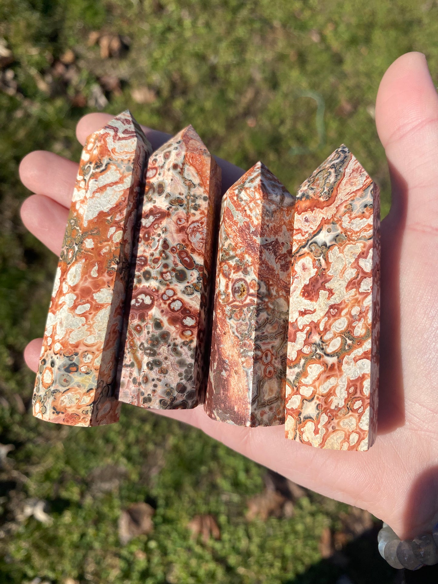 Leopard Skin Jasper towers