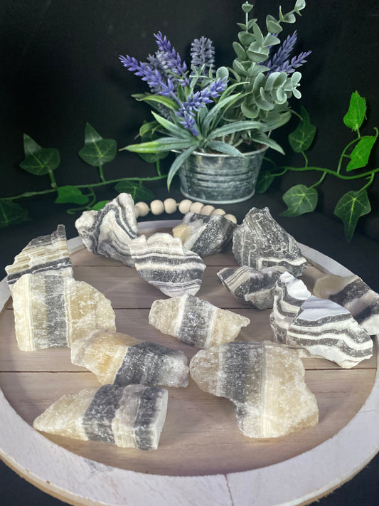 Raw Zebra Calcite