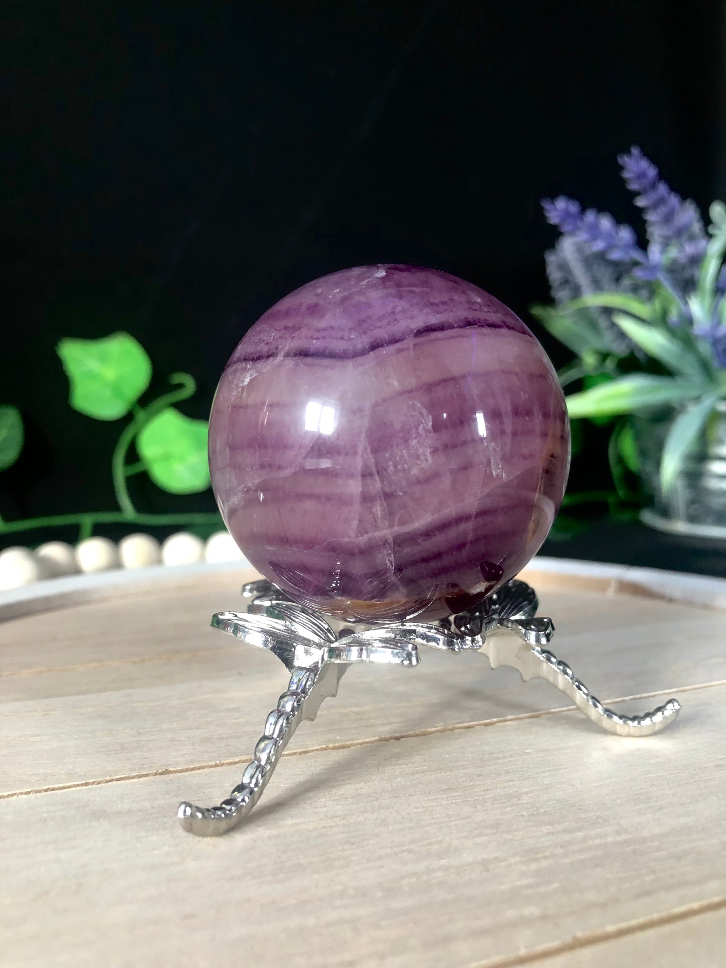 Purple Fluorite Sphere🔮