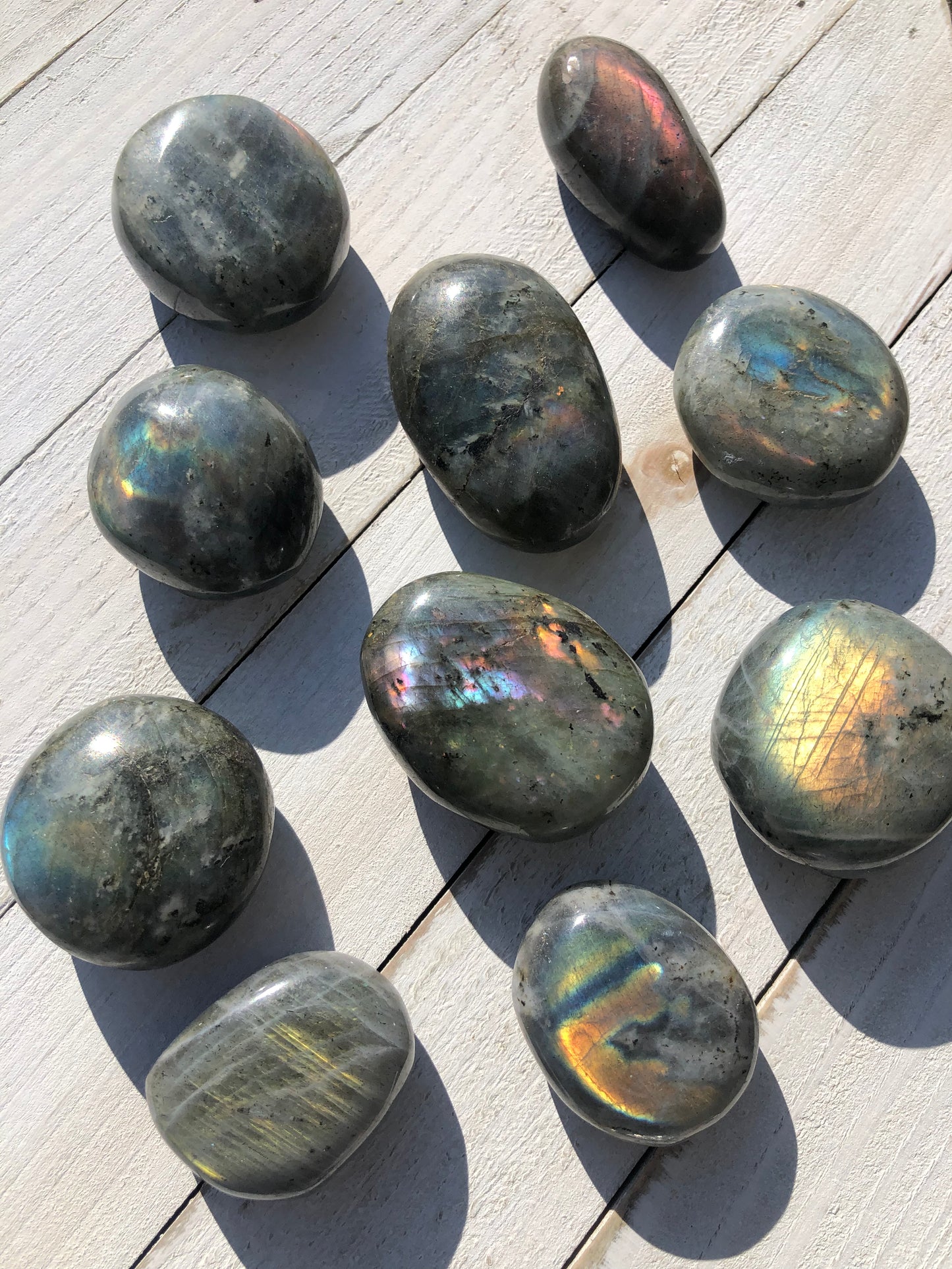 Labradorite Palmstones