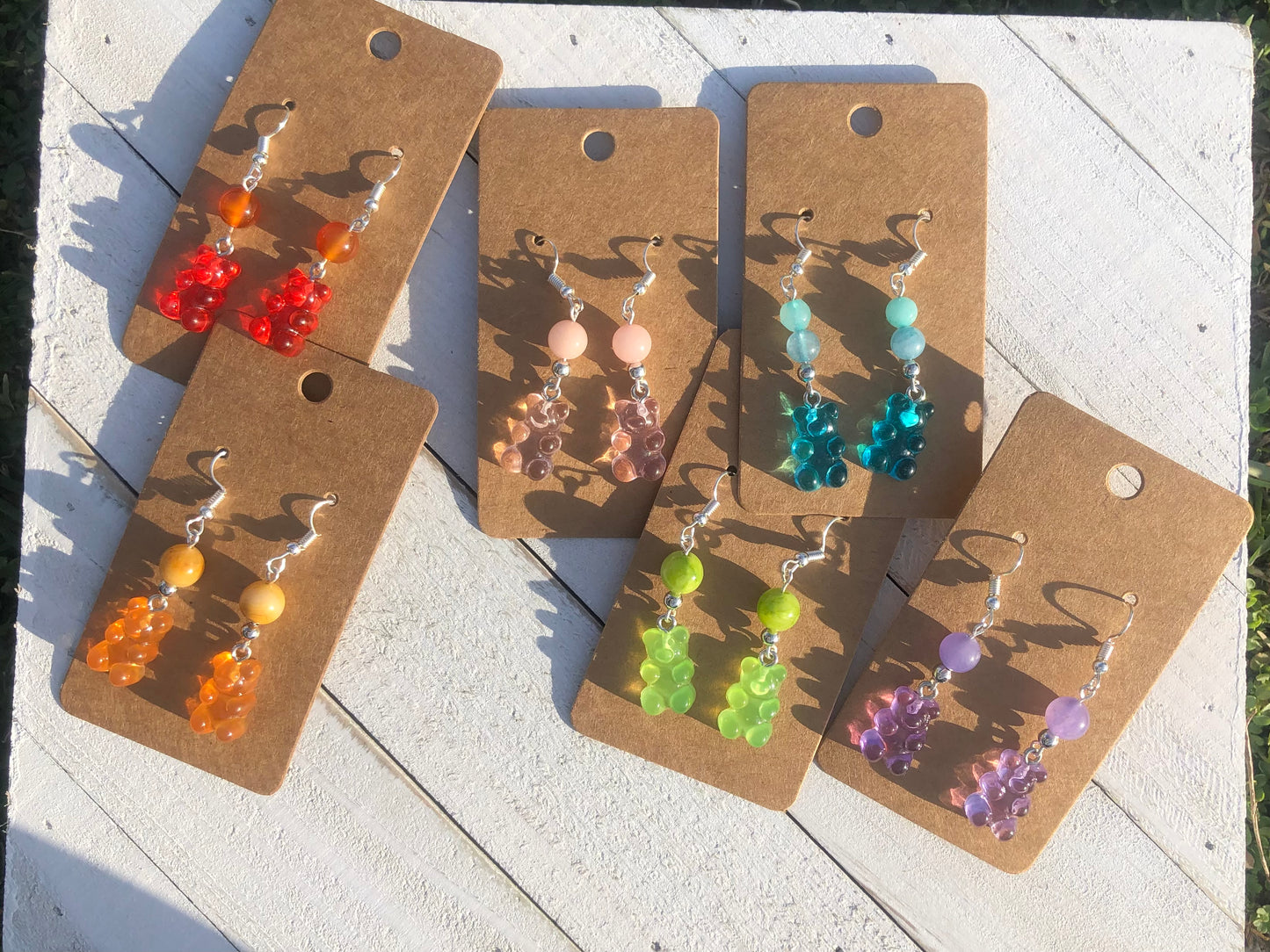 Gummy Bear Crystal Earrings